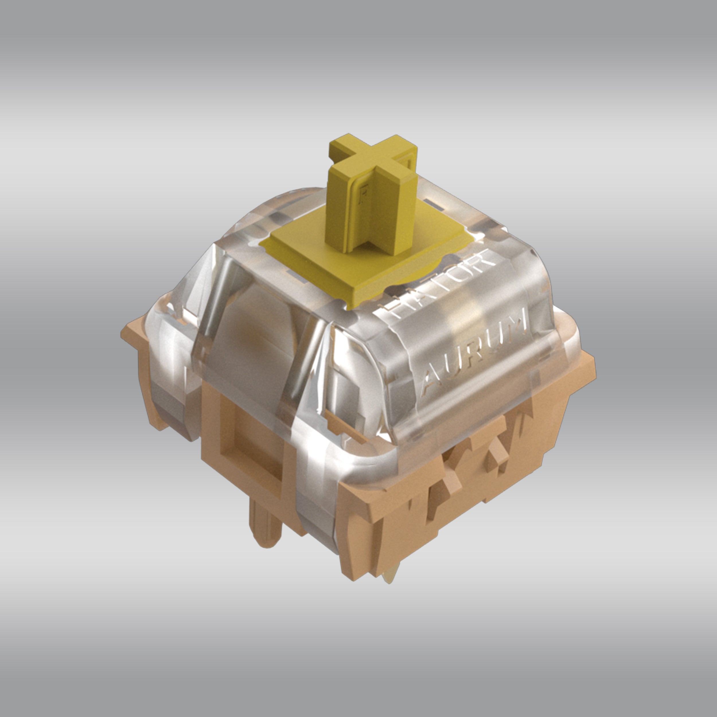 Set von HATOR Aurum Latte Tactile Mechanical Hot-Swap Switches