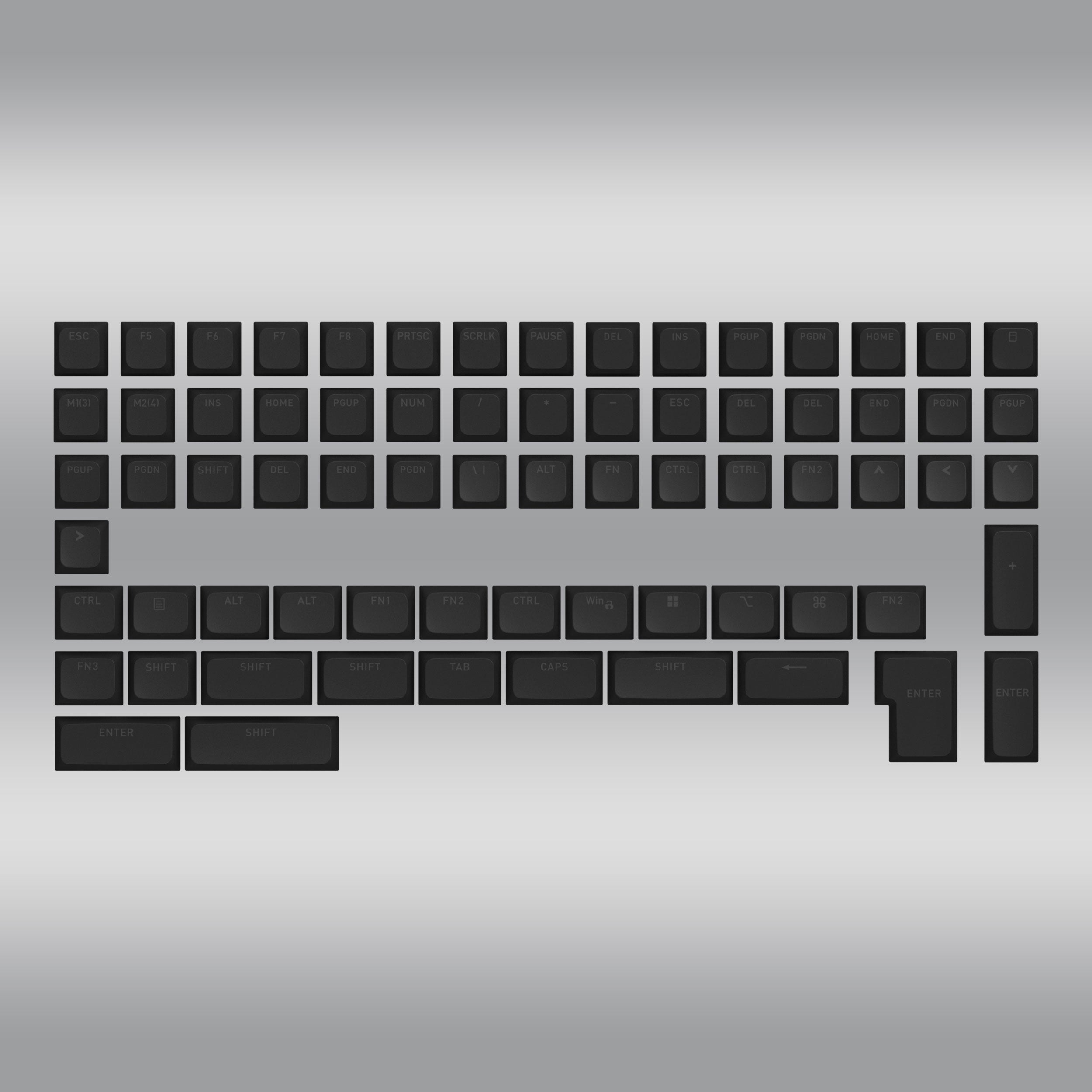 OMA profile keycaps full set for ISO / ANSI Layouts with additional localization set