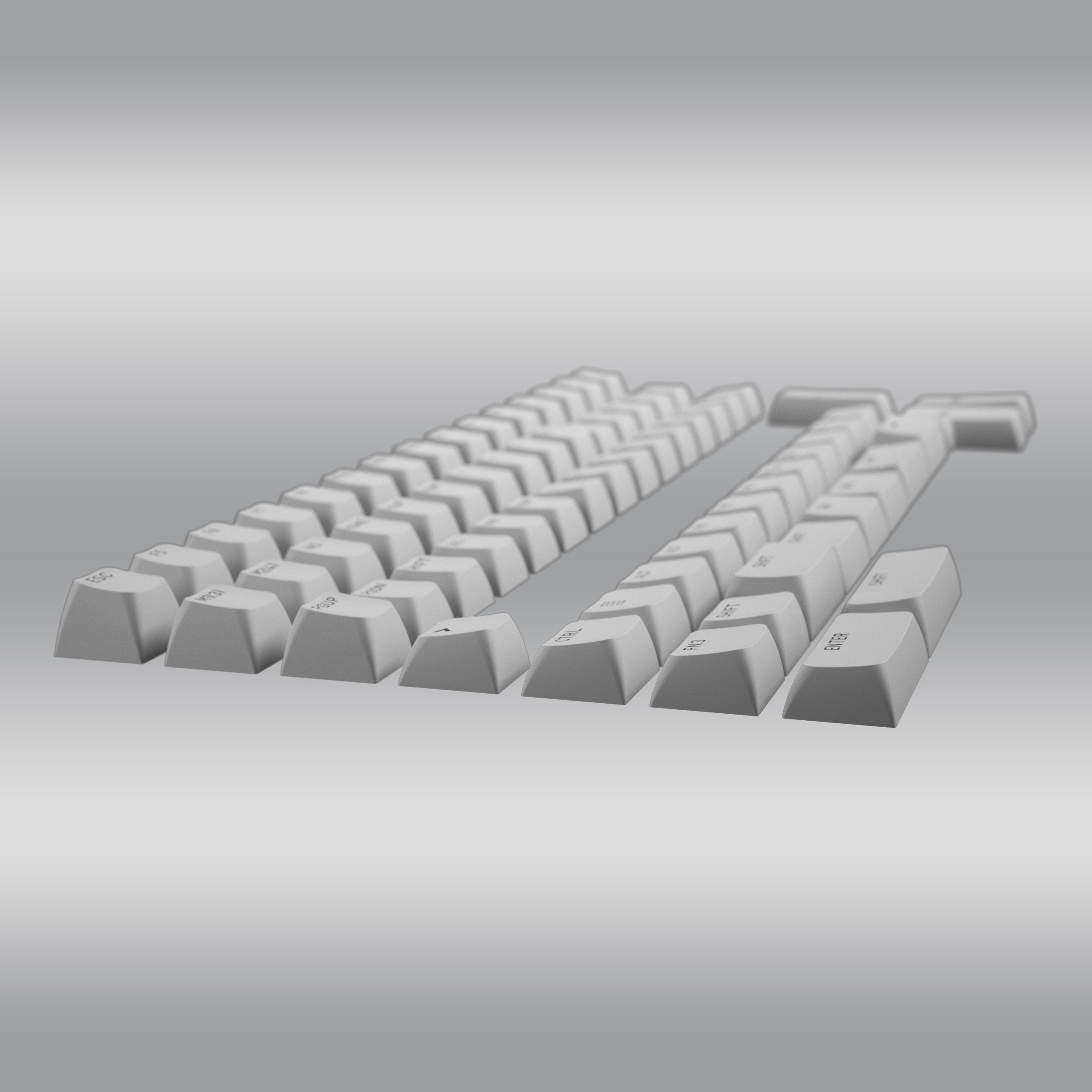 OMA profile keycaps set for ANSI / ISO Layouts (part B)