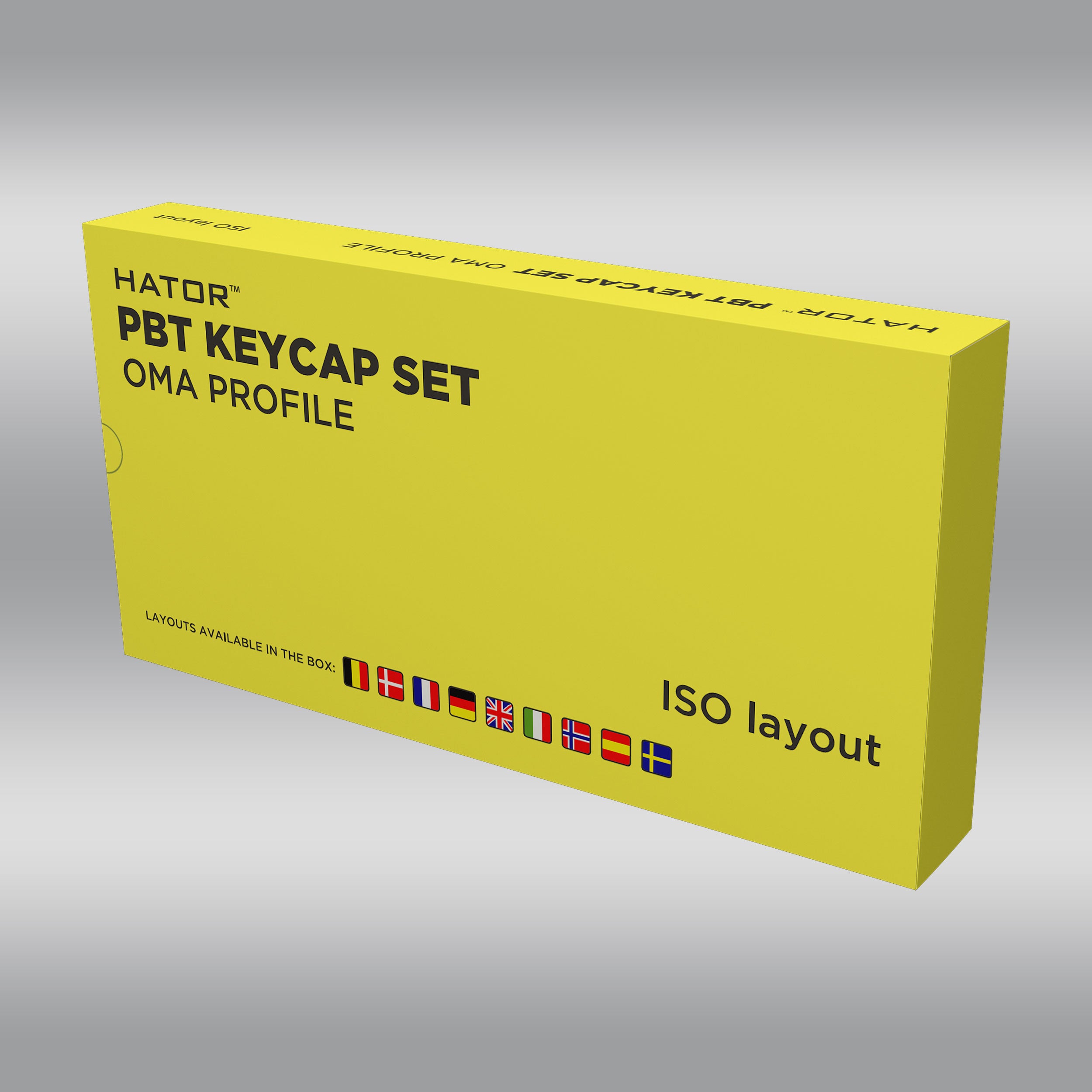 OMA profile keycaps full set for ISO / ANSI Layouts with additional localization set