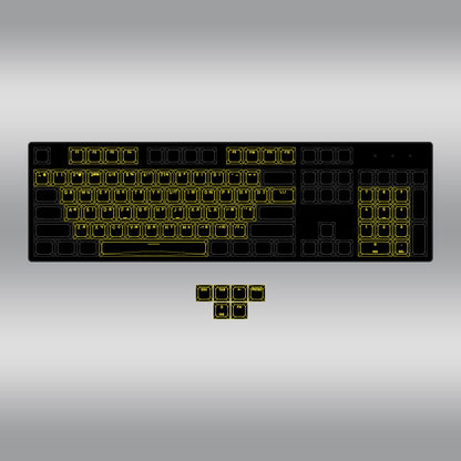 Zestaw keycapów OMA profile PBT double-shot do układów UA-US ANSI / ISO (część A)