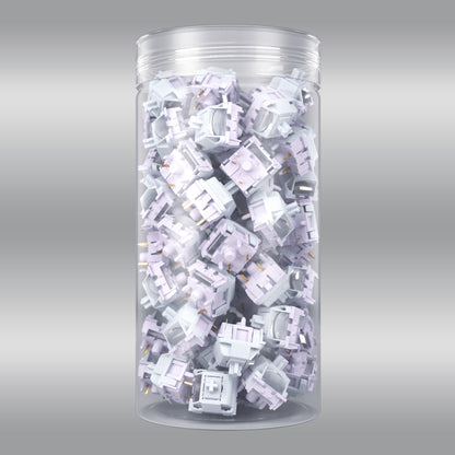 Set von HATOR Aurum Lavender Clicky Mechanical Hot-Swap Switches