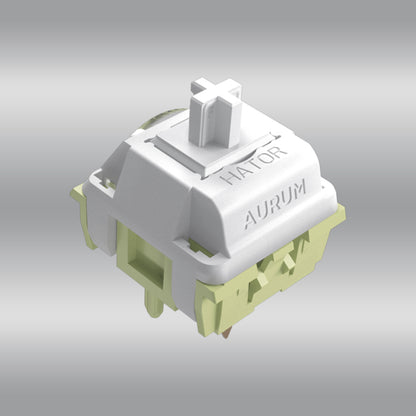 Ensemble de switches mécaniques linéaires HATOR Aurum Lemon