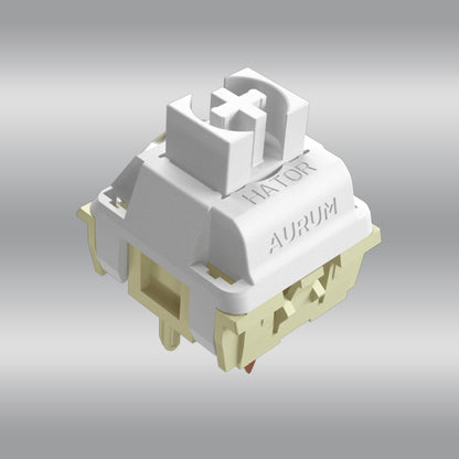 Ensemble de switches mécaniques linéaires HATOR Aurum Vanila Silent