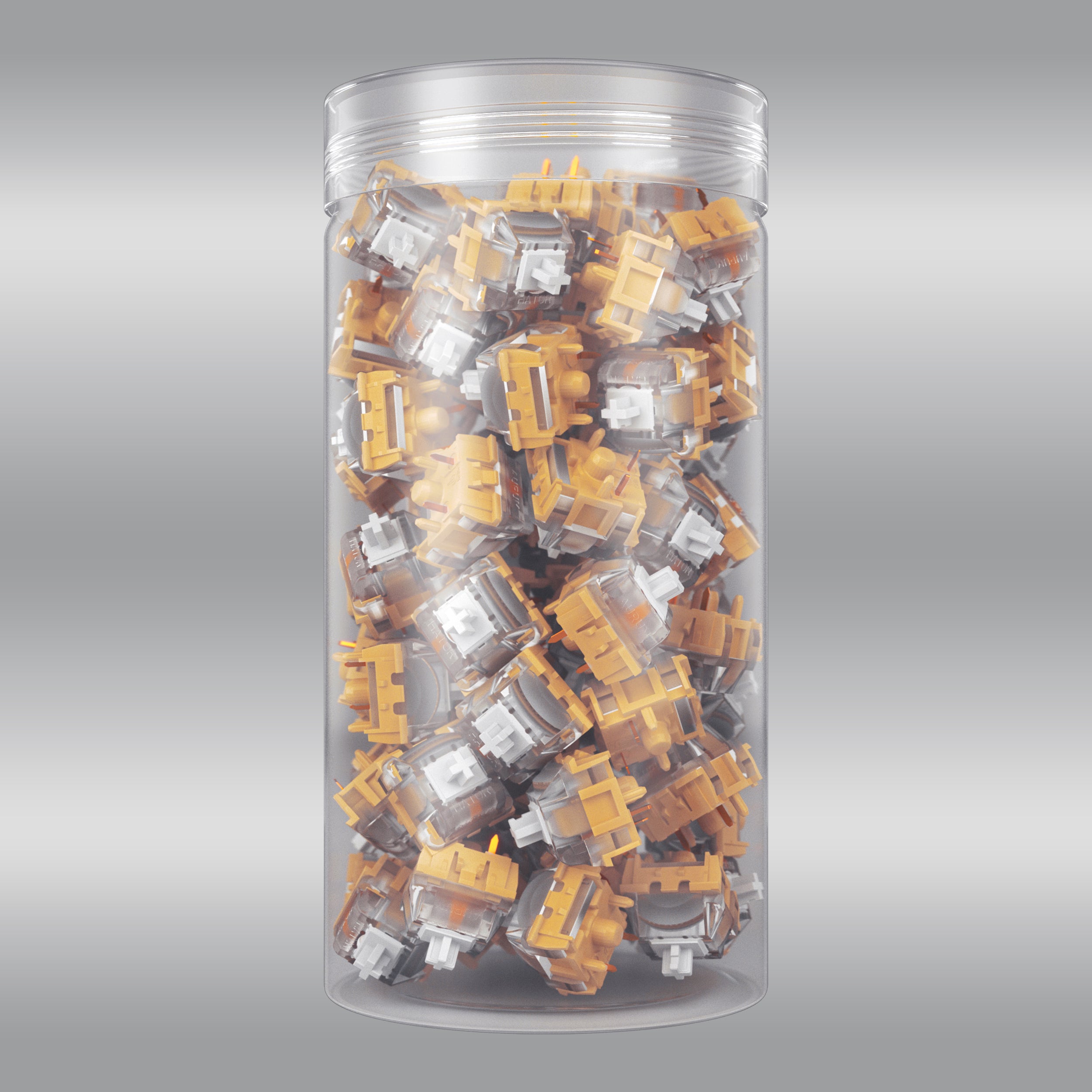 Set von HATOR Aurum Mocca Tactile Silent Mechanical Hot-Swap Switches