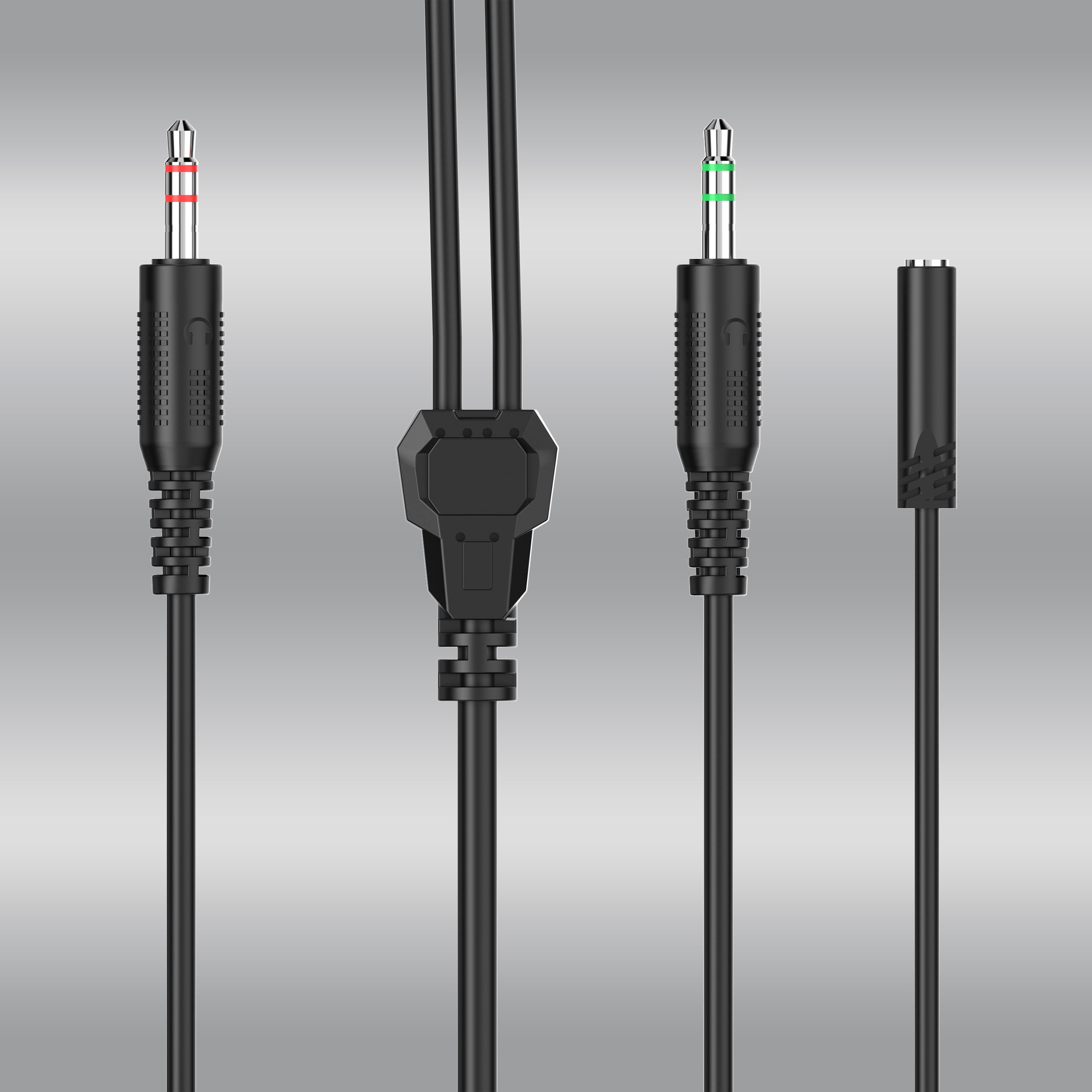 Detachable cable for PC 1m 3.5 – 2×3.5mm