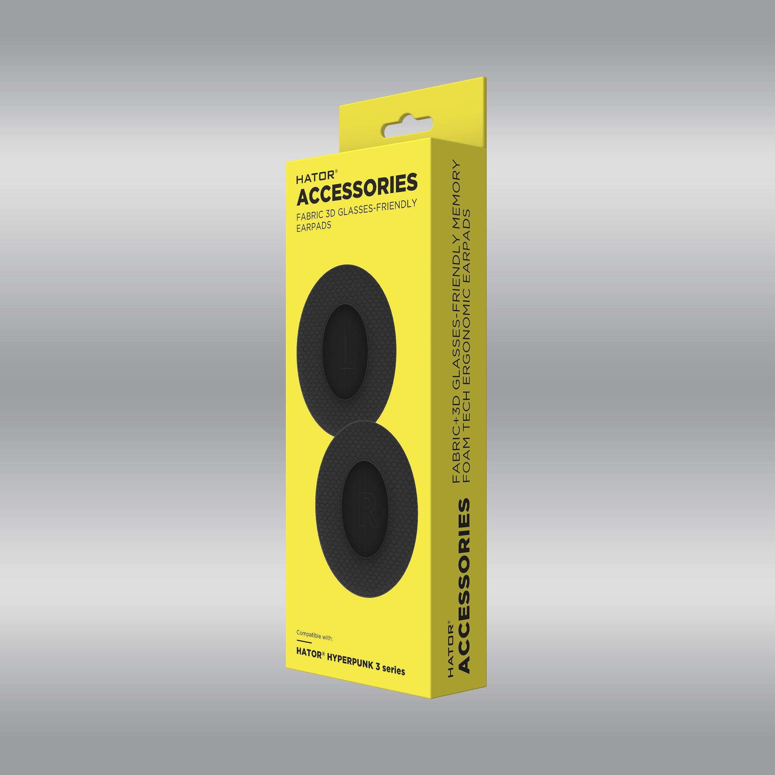 Hyperpunk 3 Series Fabric 3D Glasses-Friendly Earpads