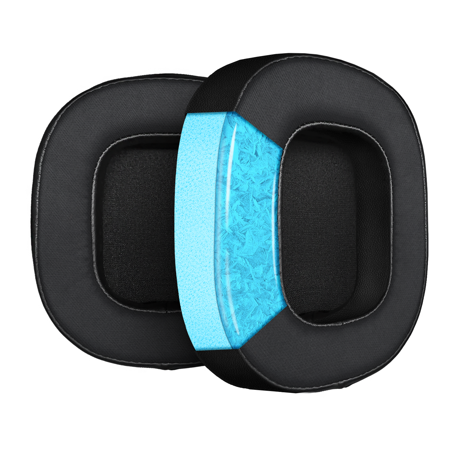 Ear pads with cooling gel for the HATOR Hypergang headset line image 2
