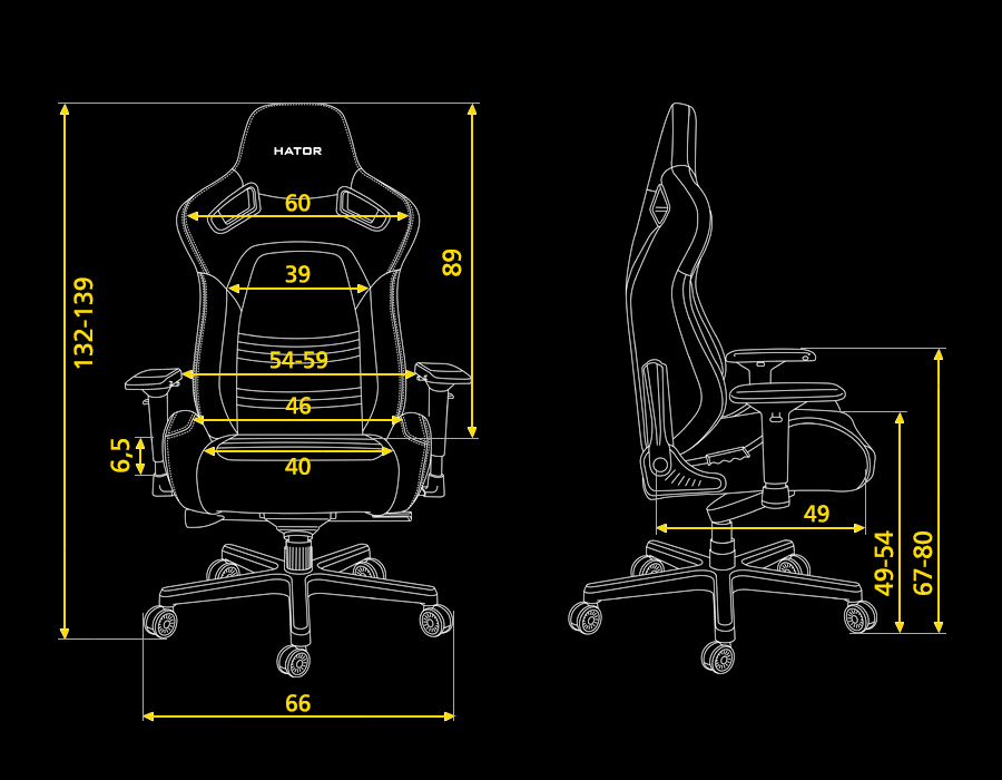 HATOR Arc Fabric size