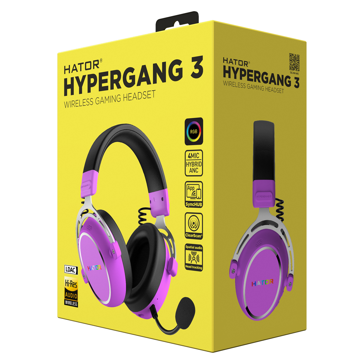 HATOR Hypergang 3 Wireless Cyber Violet bild 6