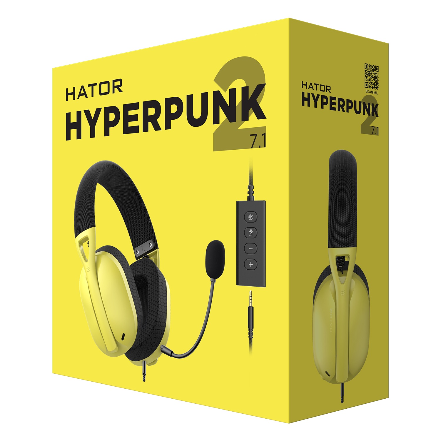 HATOR Hyperpunk 2 USB 7.1 Yellow image 6