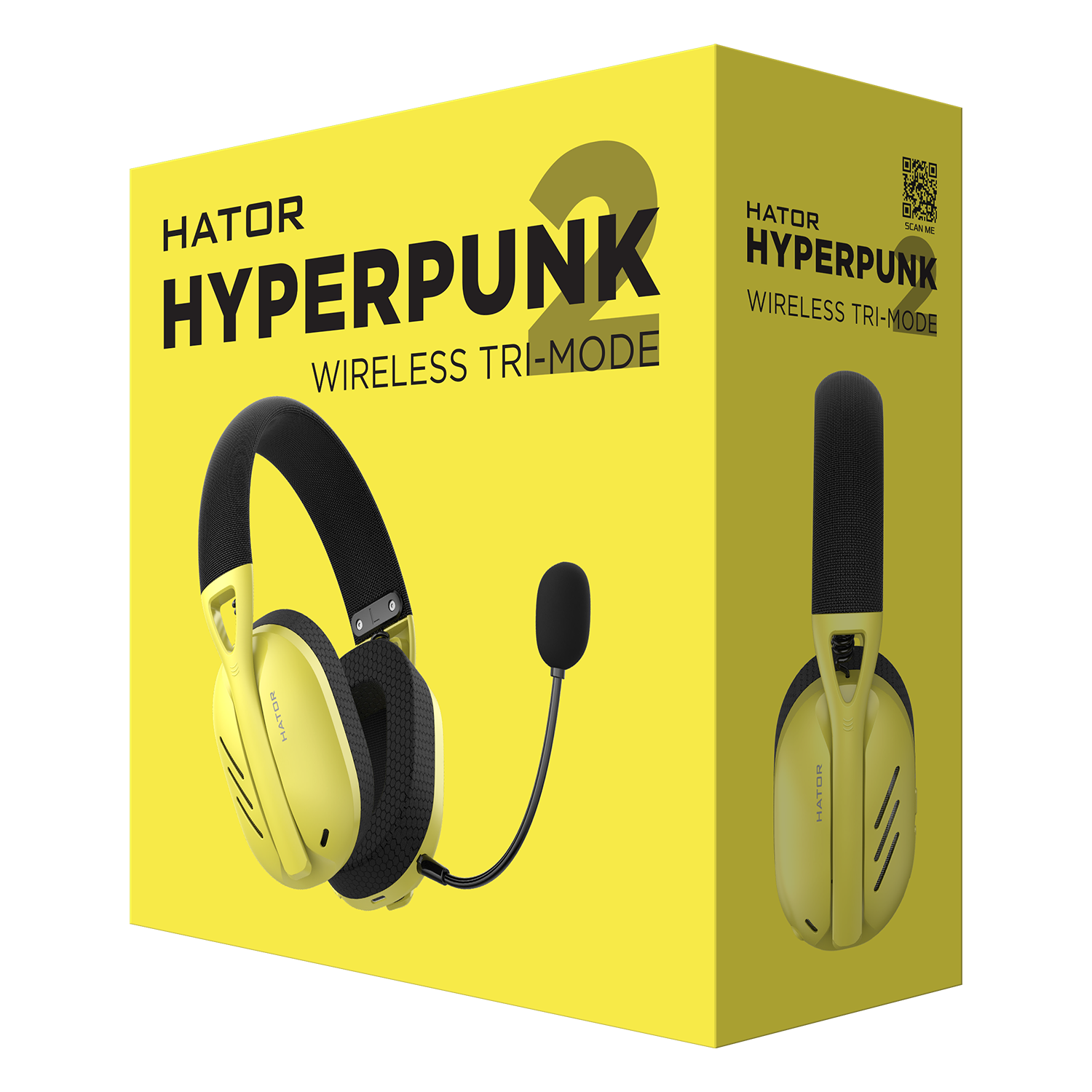 HATOR Hyperpunk 2 Wireless Tri-mode Yellow obraz 6