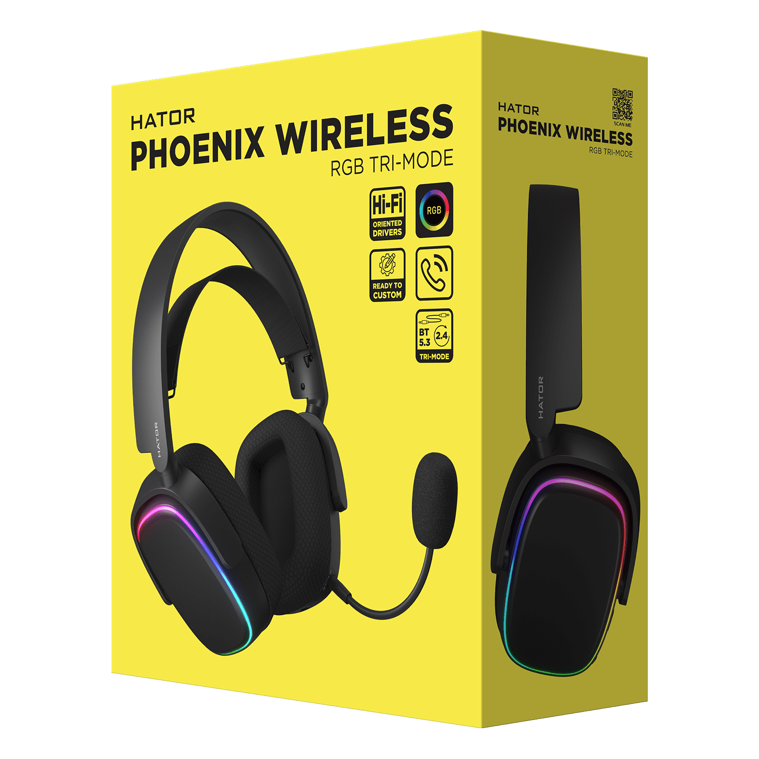 HATOR Phoenix Wireless Tri-mode Black bild 6