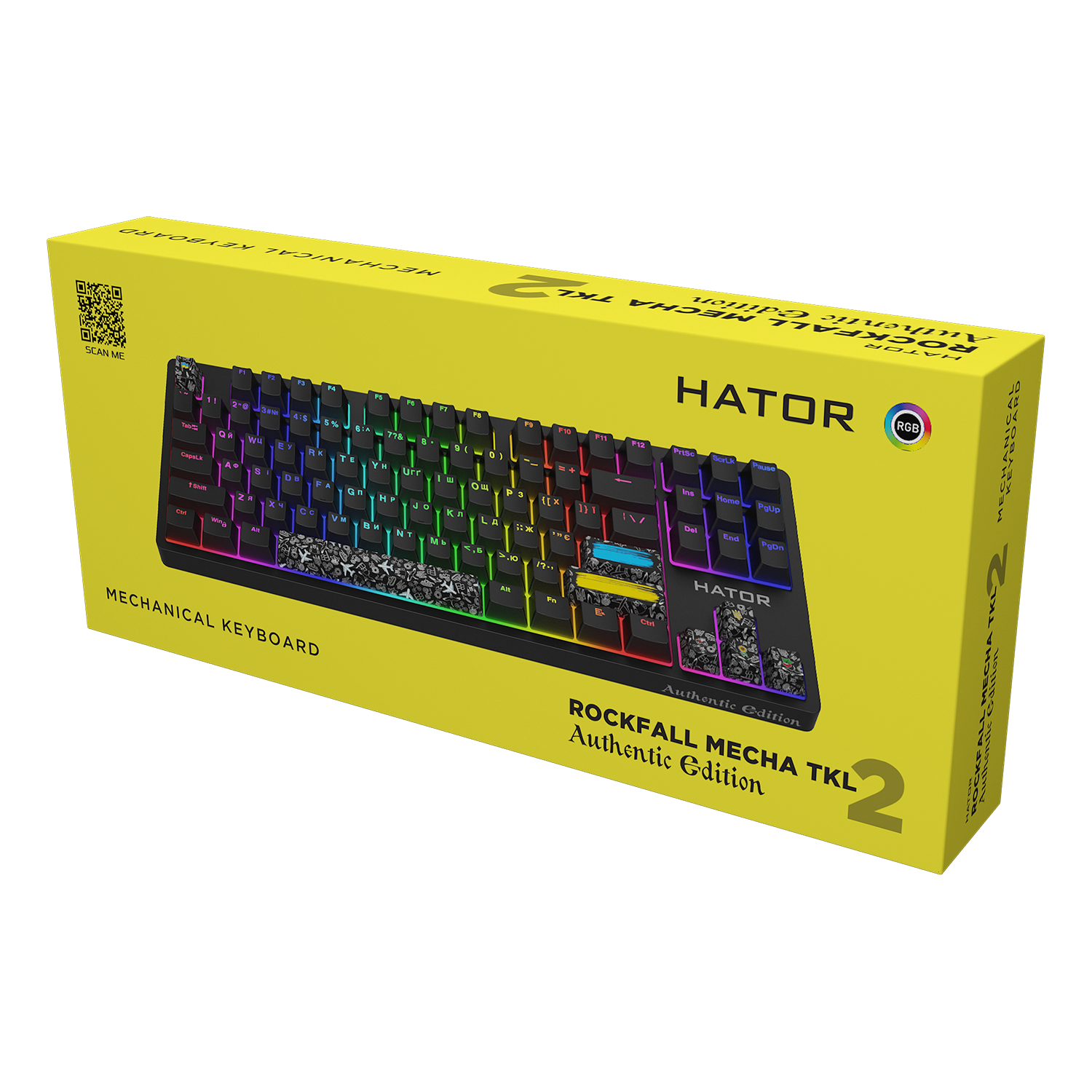 HATOR Rockfall 2 Mecha TKL Authentic Edition Black bild 6