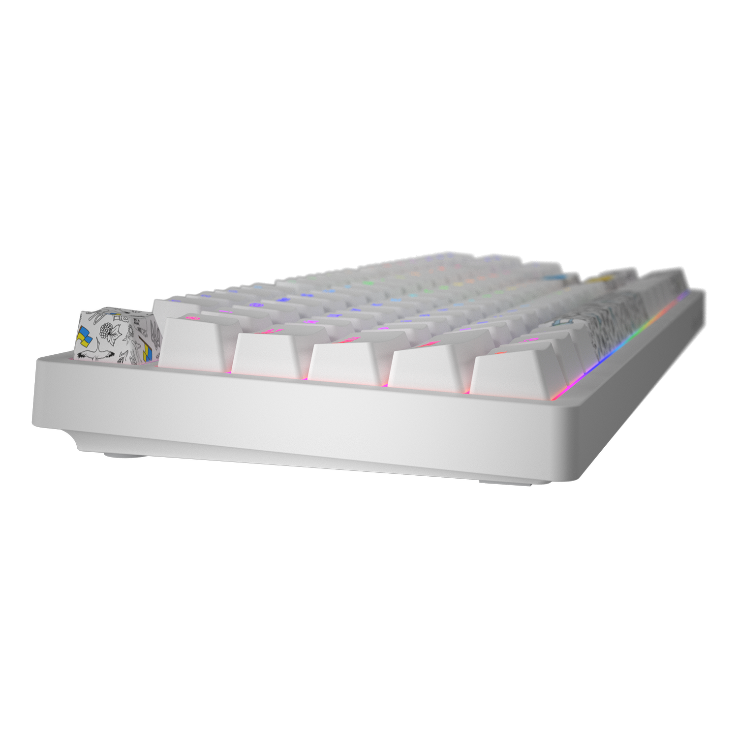 HATOR Rockfall 2 Mecha TKL Authentic Edition White obraz 4