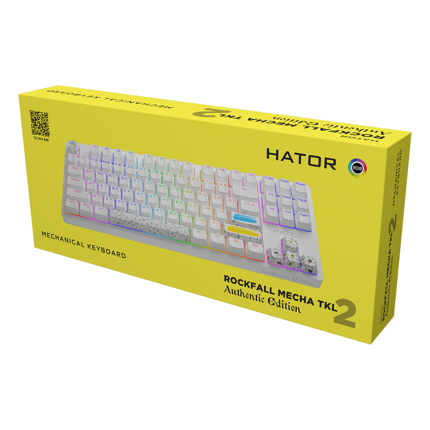 HATOR Rockfall 2 Mecha TKL Authentic Edition White bild 6