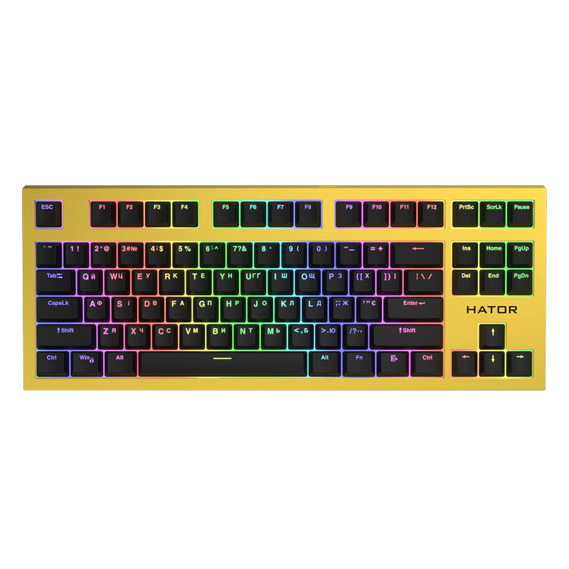 Hator Skyfall TKL PRO Wireless Yellow obraz 1