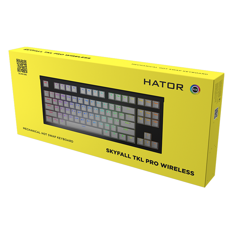 Hator Skyfall TKL PRO Wireless Black obraz 7