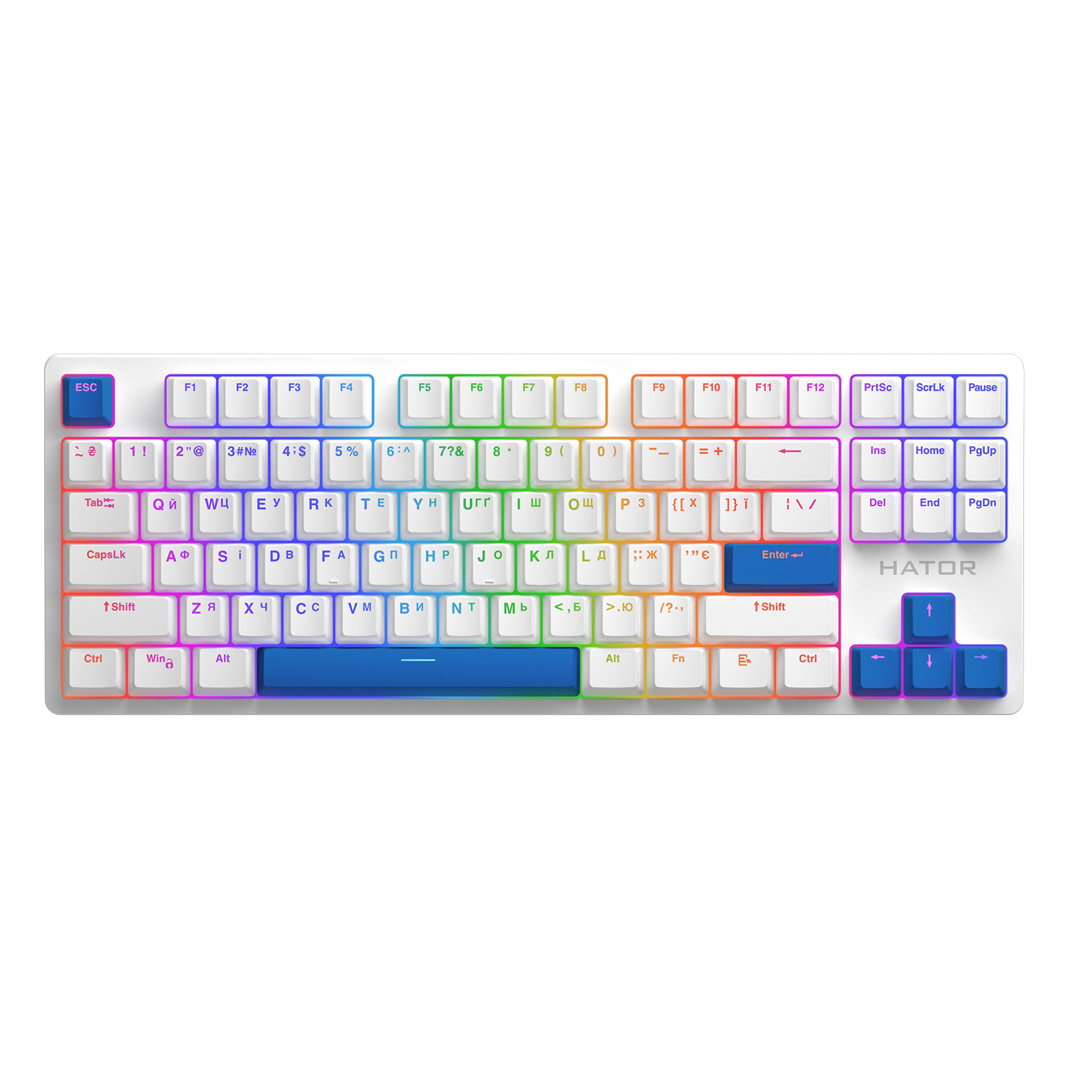 HATOR Set of PBT Keycaps Autograph Edition Navy Blue image 3