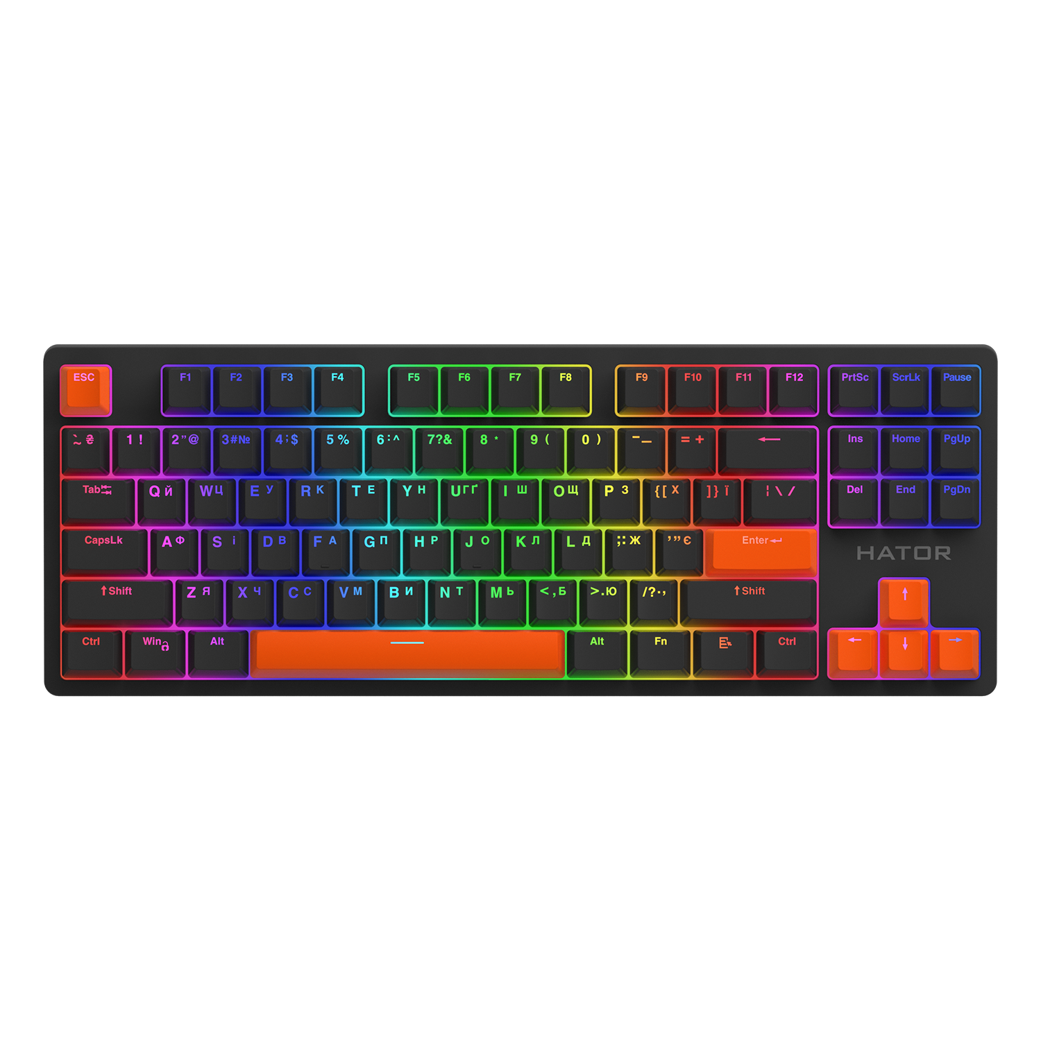 HATOR Set of PBT Keycaps Autograph Edition Orange image 2