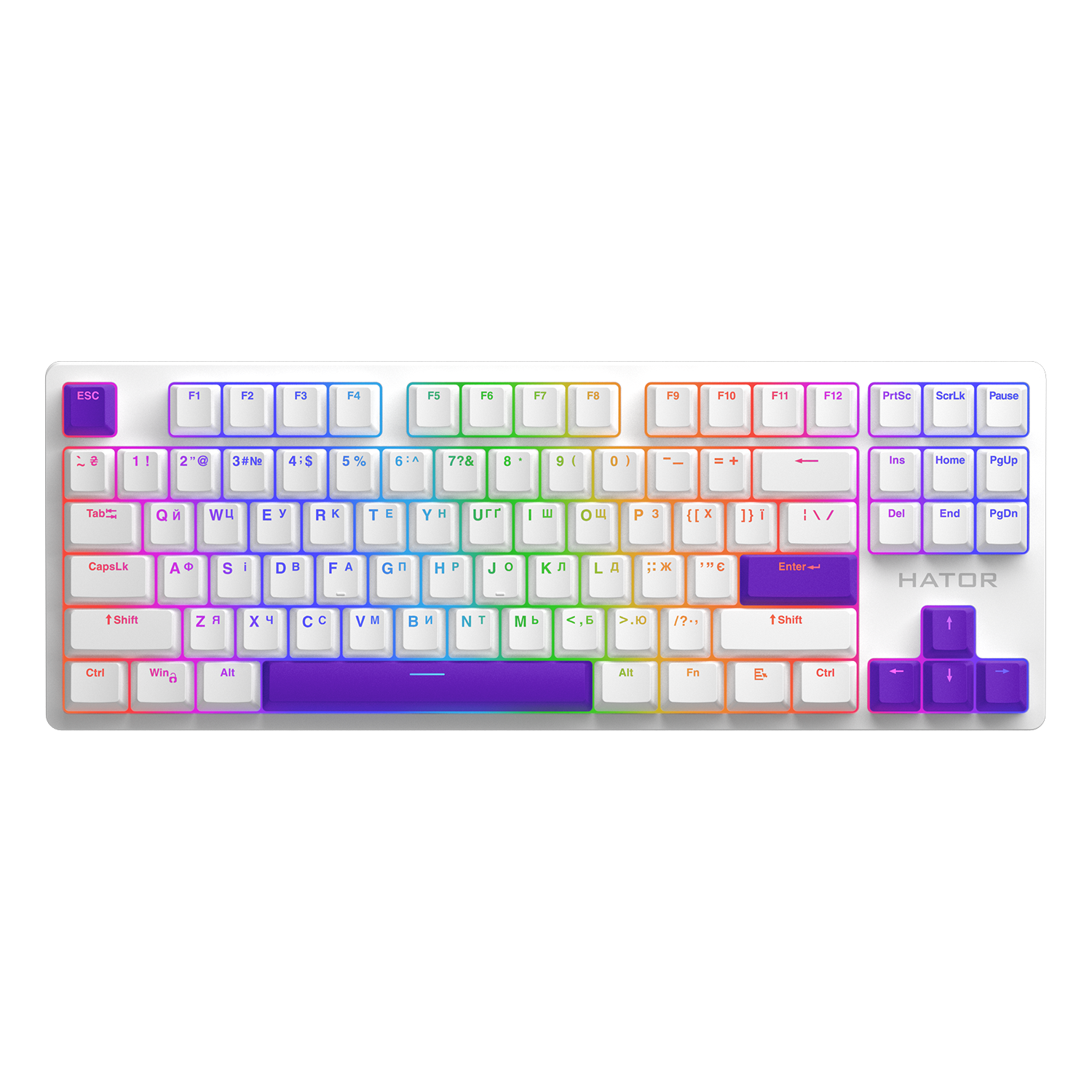 HATOR Set of PBT Keycaps Autograph Edition Vivid Lilac bild 3