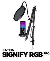 Microphone Hator Signify RGB PRO