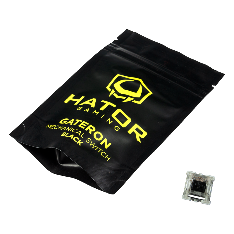 Hator Set of Mechanical Hotswap Switches Gateron black