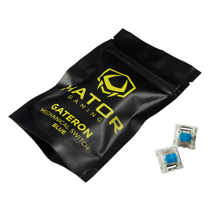 Hator Set of Mechanical Hotswap Switches Gateron blue