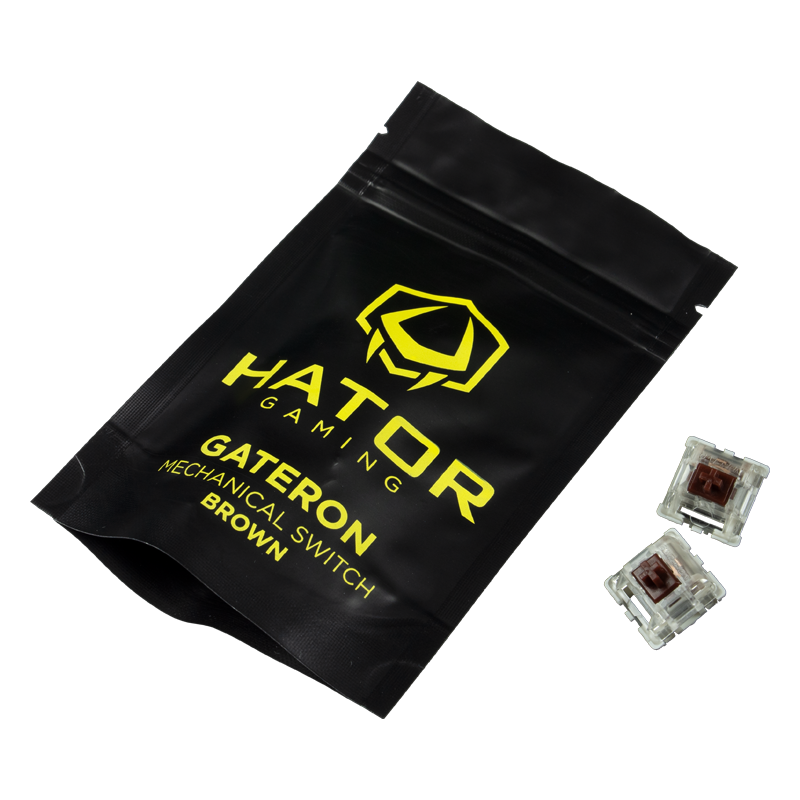 Hator Mechanisches hotswap gateron switch kit Gelb