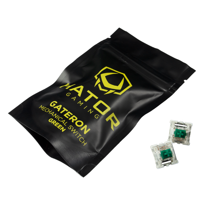 Hator Mechanisches hotswap gateron switch kit Grün