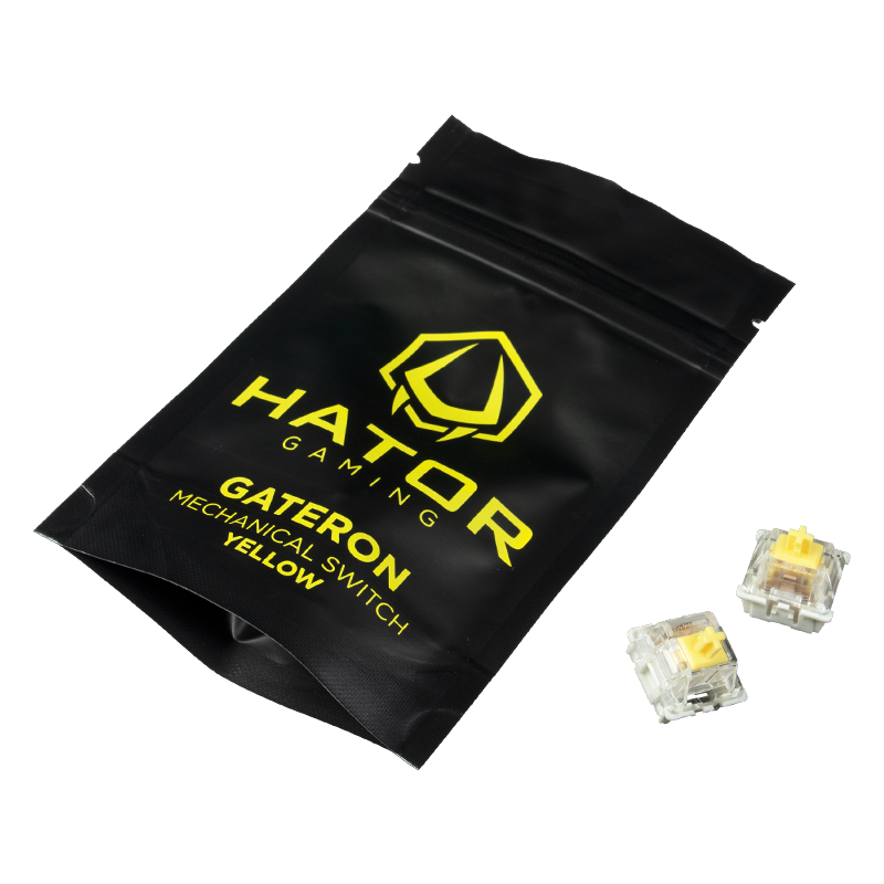 Hator Set of Mechanical Hotswap Switches Gateron yellow