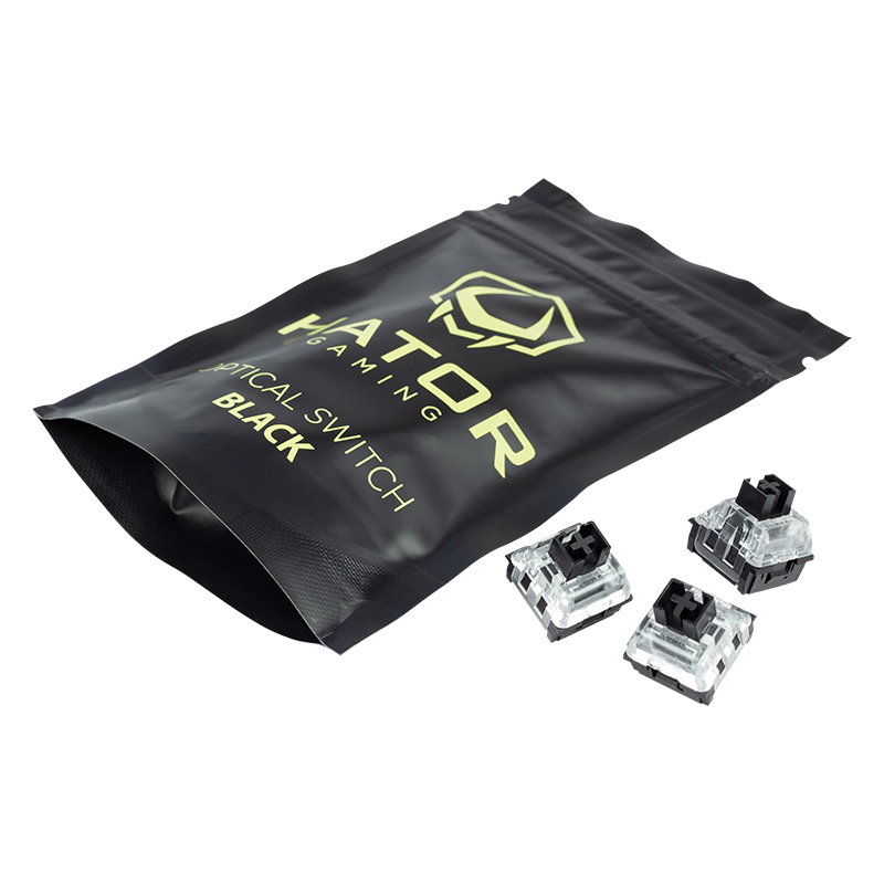 HATOR Set of switches Optical Kailh black