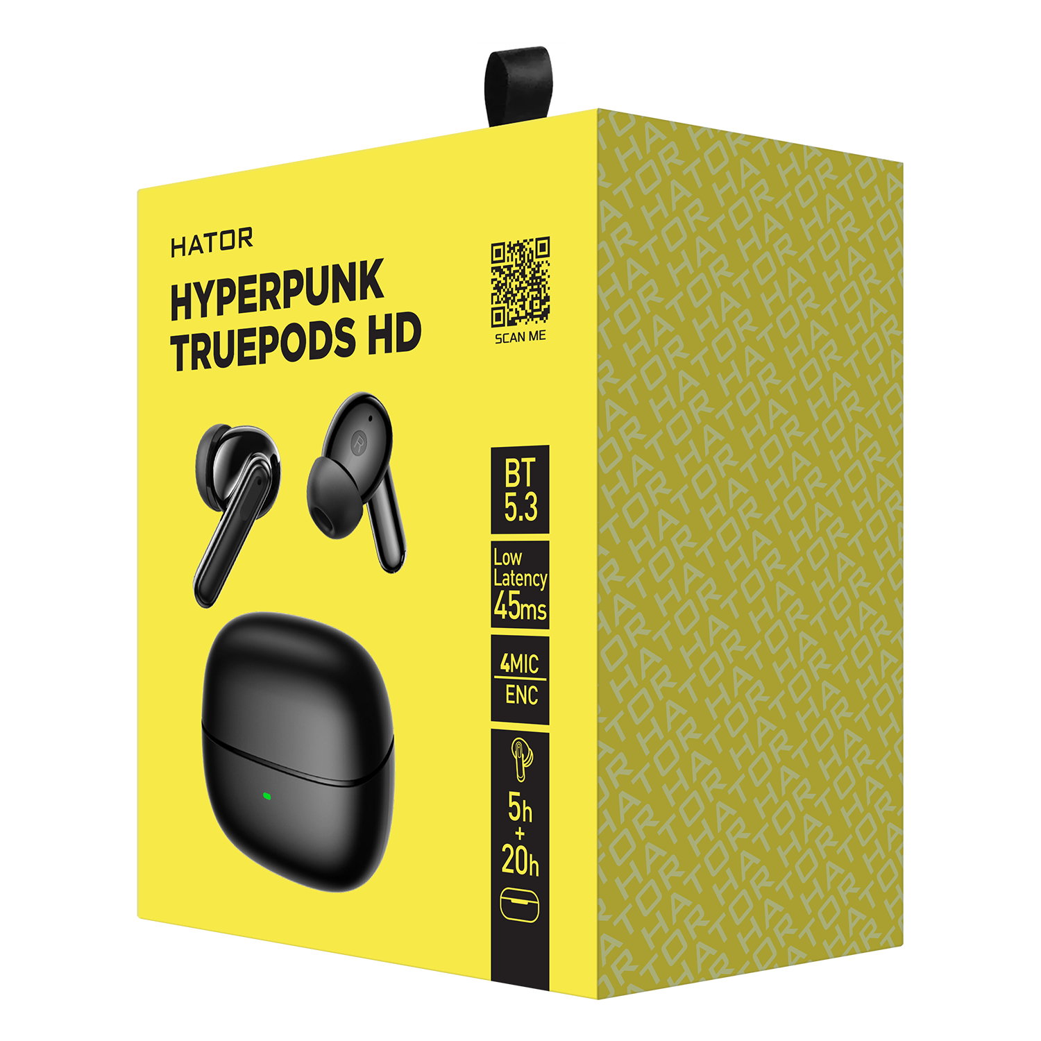 HATOR Hyperpunk Truepods HD Black obraz 4