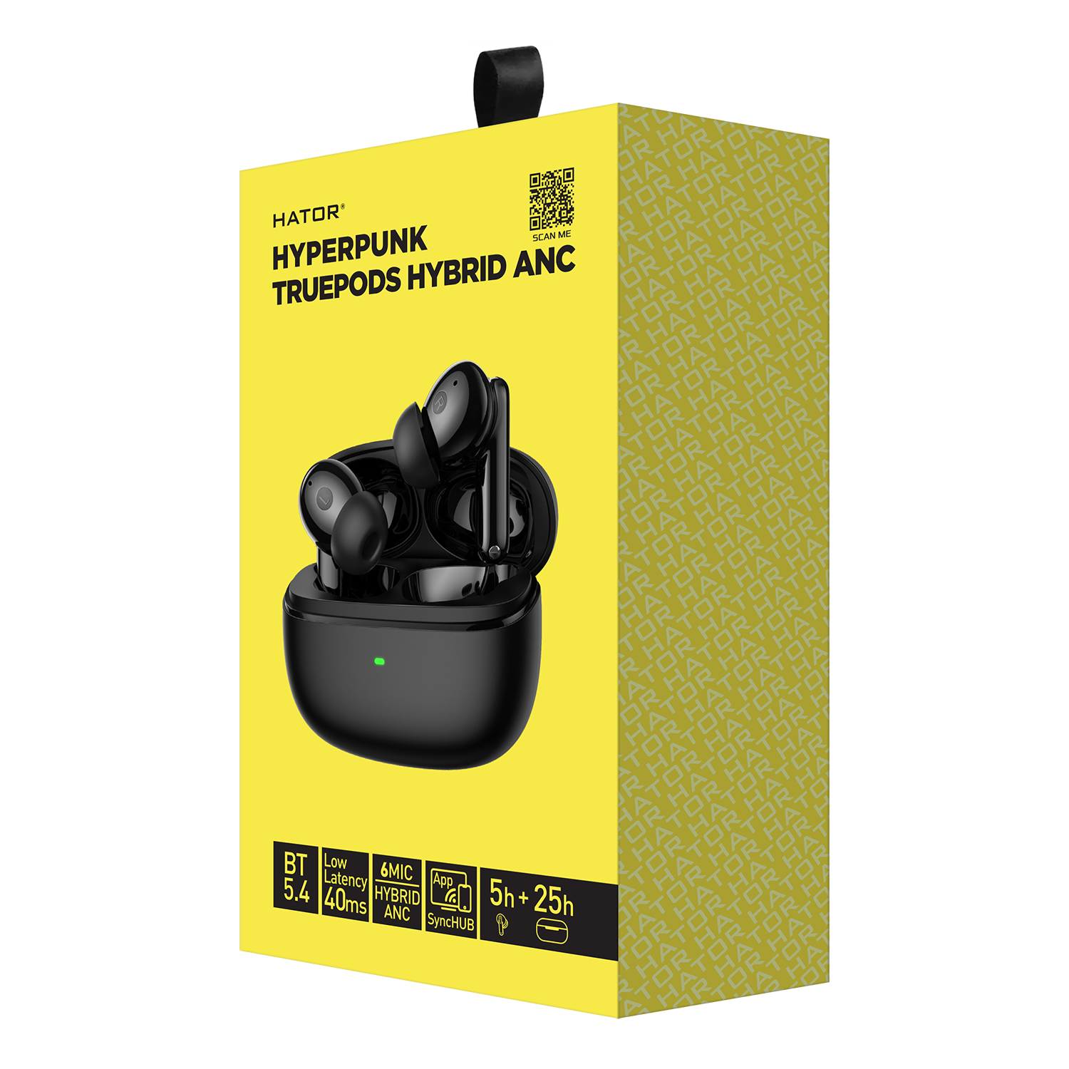 HATOR Hyperpunk Truepods Hybrid ANC Black image 5