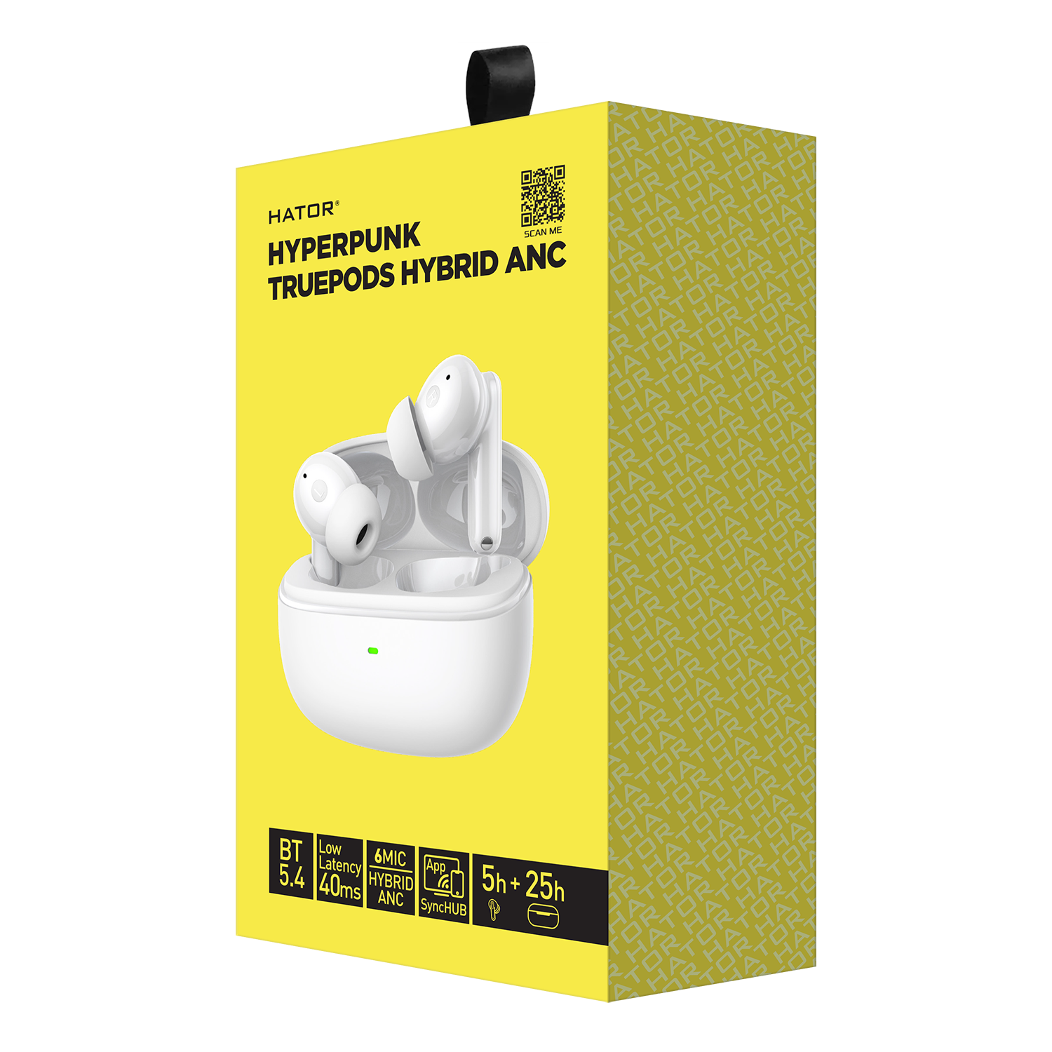 HATOR Hyperpunk Truepods Hybrid ANC White image 5